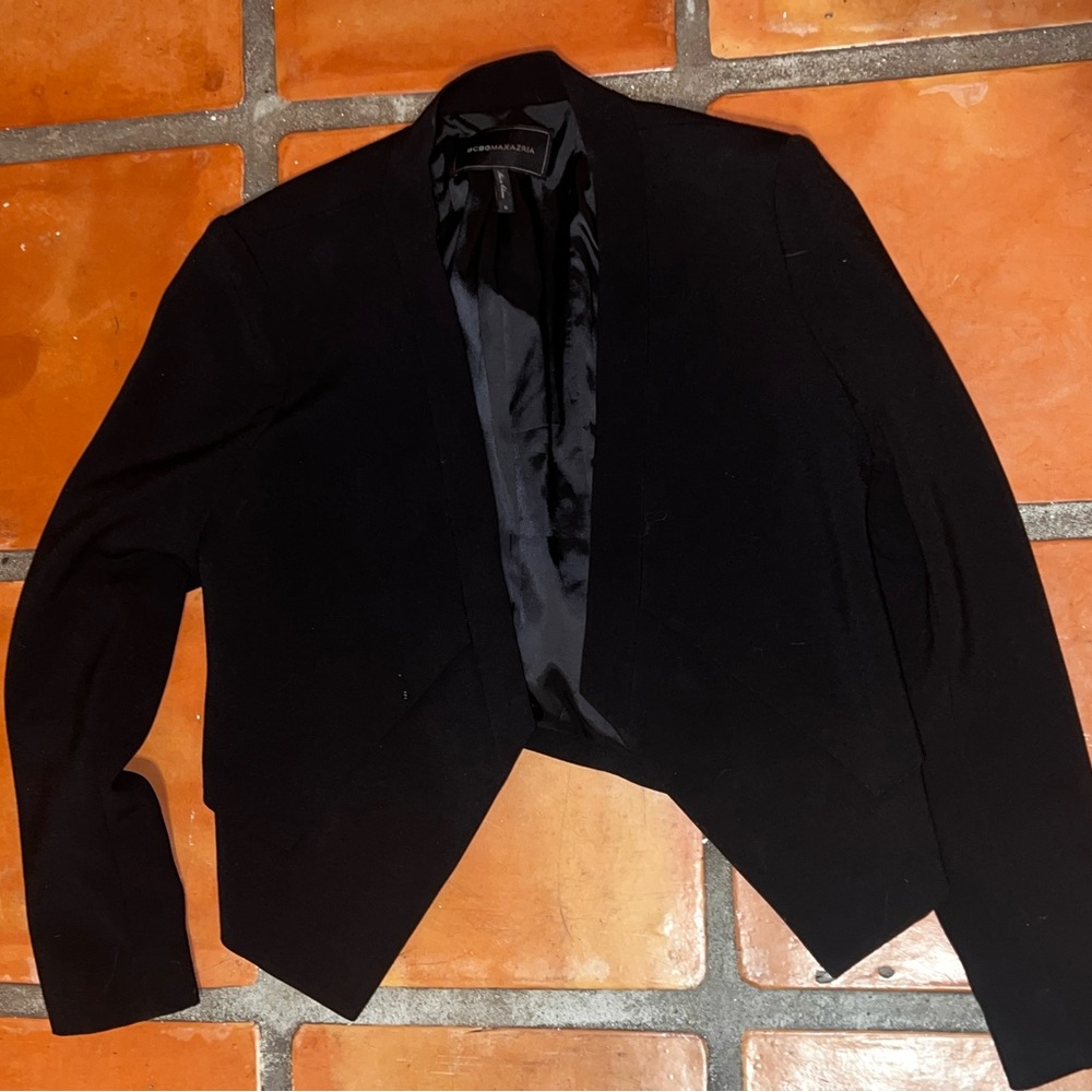 BCBGMAXAZRIA black womens blazer